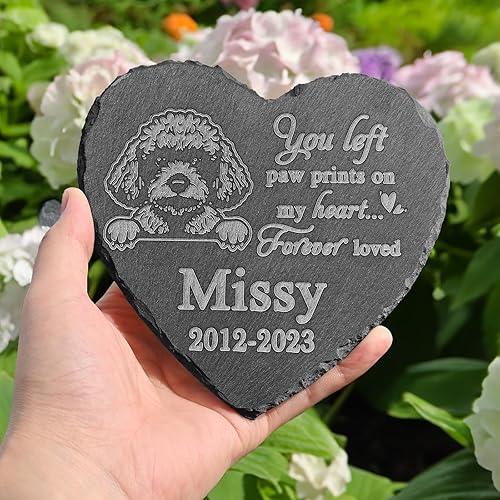 Vista 76 de Piedra conmemorativa de Golden Retriever, estatua de Golden Retriever, placa conmemorativa de Golden Retriever, regalos conmemorativos de Golden