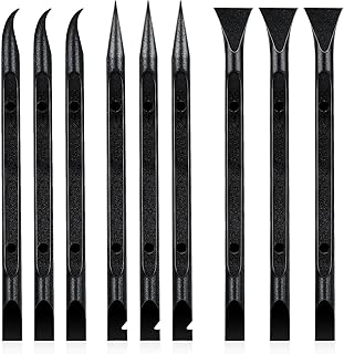 Plastic Scraper Tool Non-Scratch Scraper Cleaning Tool Pen-Shaped Scraper Multipurpose Label Scraper for Cleaning Tight Spaces, Kitchen, Crevices, Food, Paint,Remove Stickers(9 Pcs)