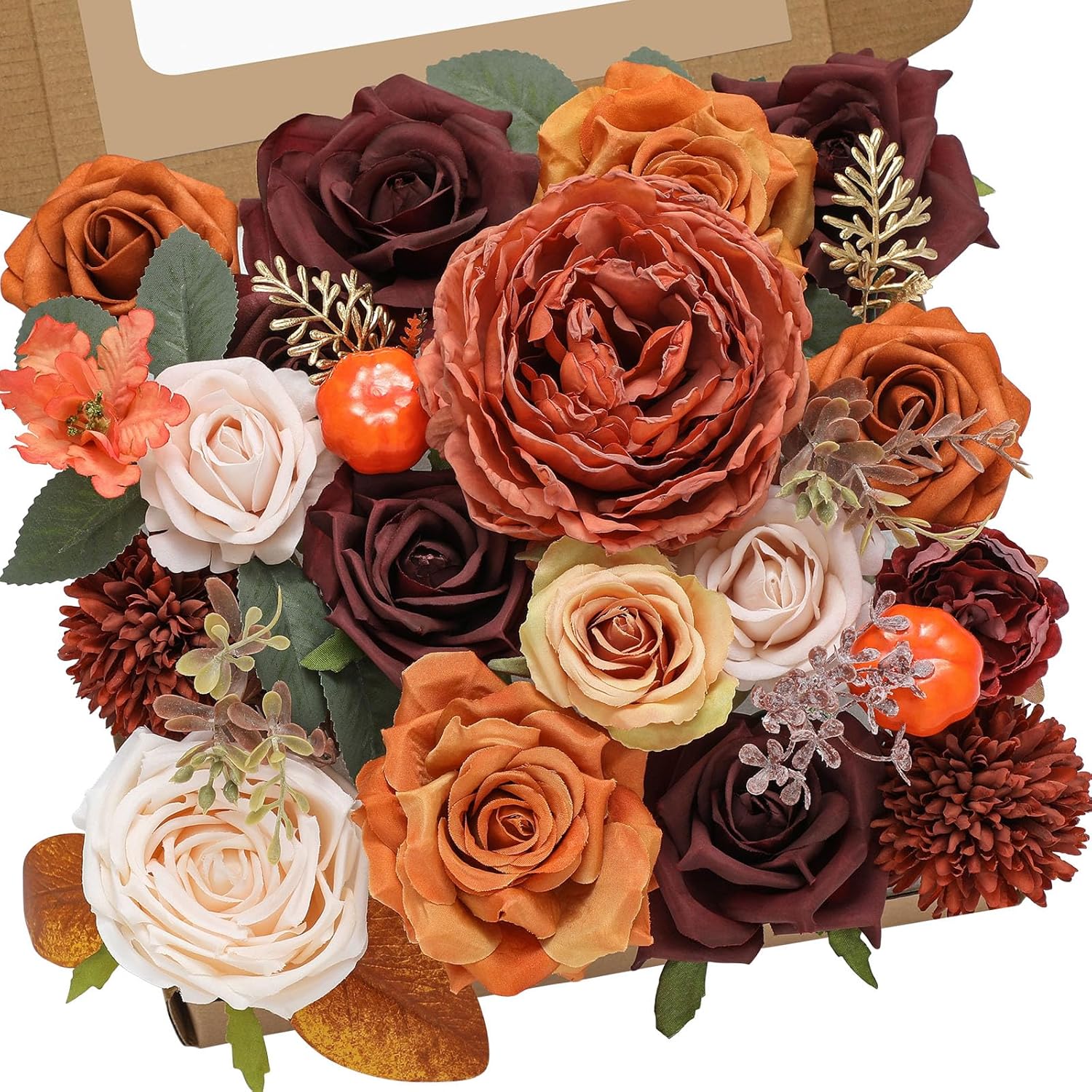 Serwalin Artificial Flowers Silk Flower Cake Flowers Fake