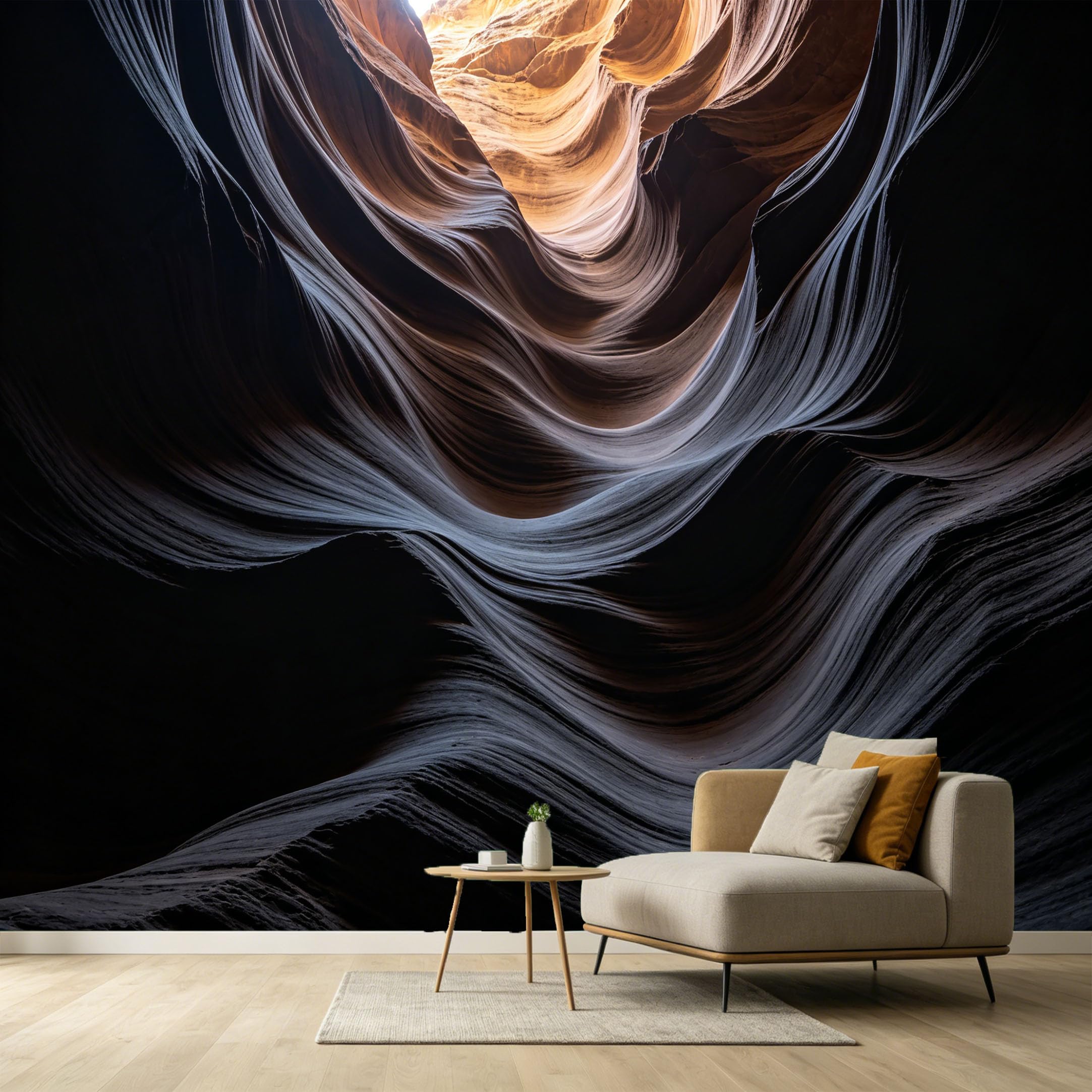 Custom Size Wall Murals Sandstone Canyon Geological Formation 3D Abstract Modern SelfAdhesive Wall Fabric Removable Large Wallpaper Photo for Living Room