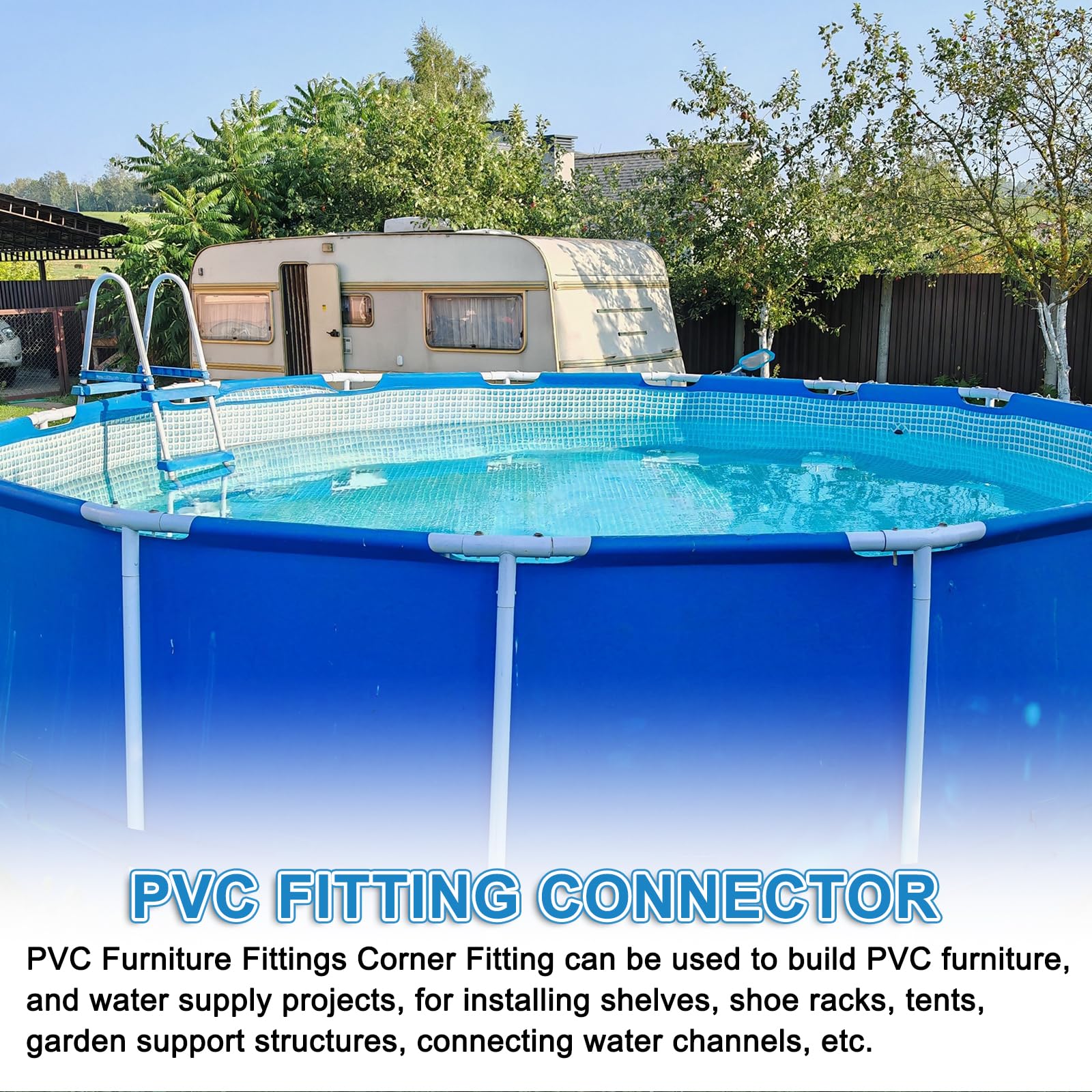 QUARKZMAN 40mm T-förmig Pvc Rohrverbinder, 6 Stück 3 Wege Winkel Reduzierverbinder Reduzierstück Rohrverschraubung Rohrkupplung Adapter für Wasserversorgung Möbelregale Zelte, Grau