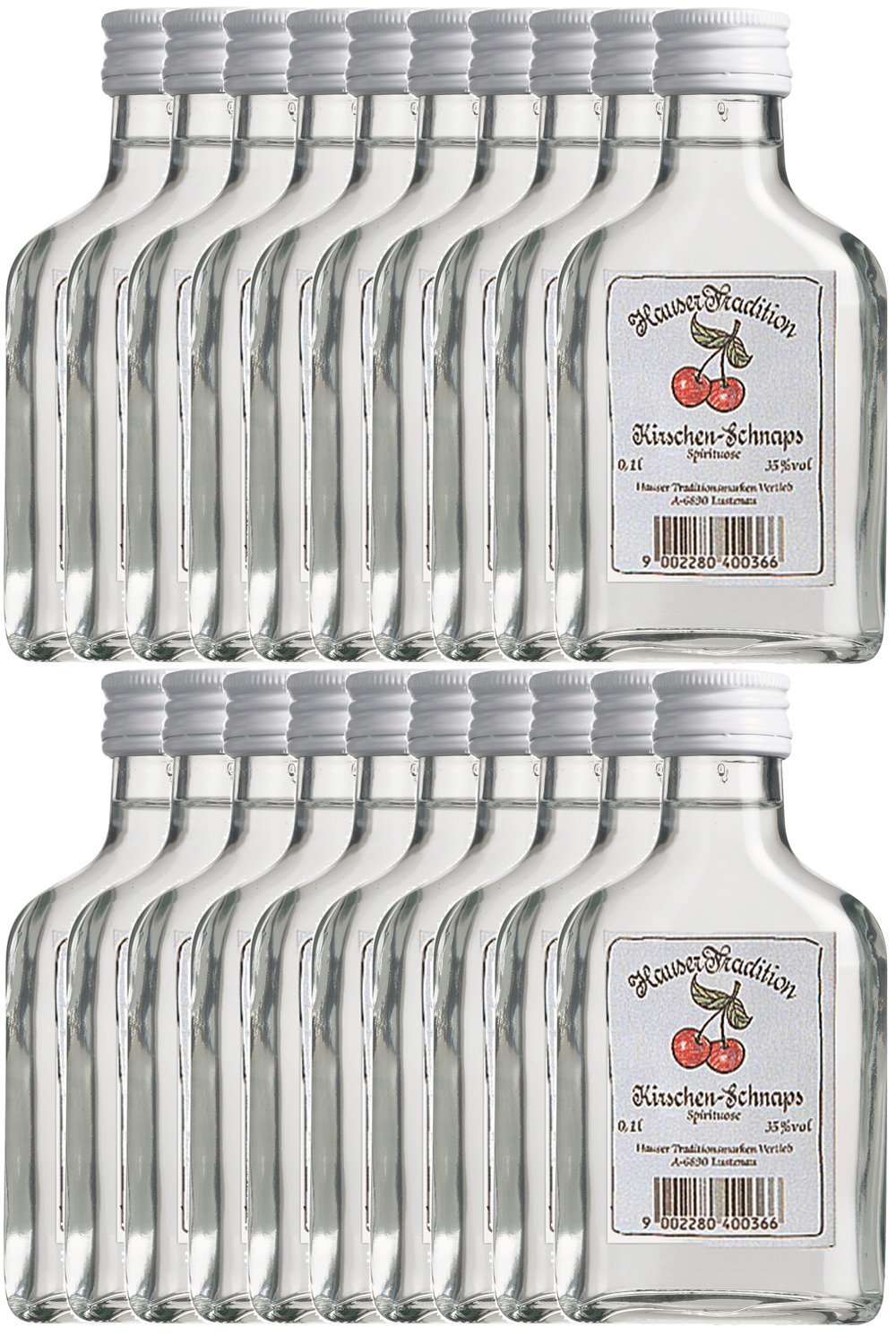 Hauser Tradition Kirschen Schnaps 20 x 0,1 Liter