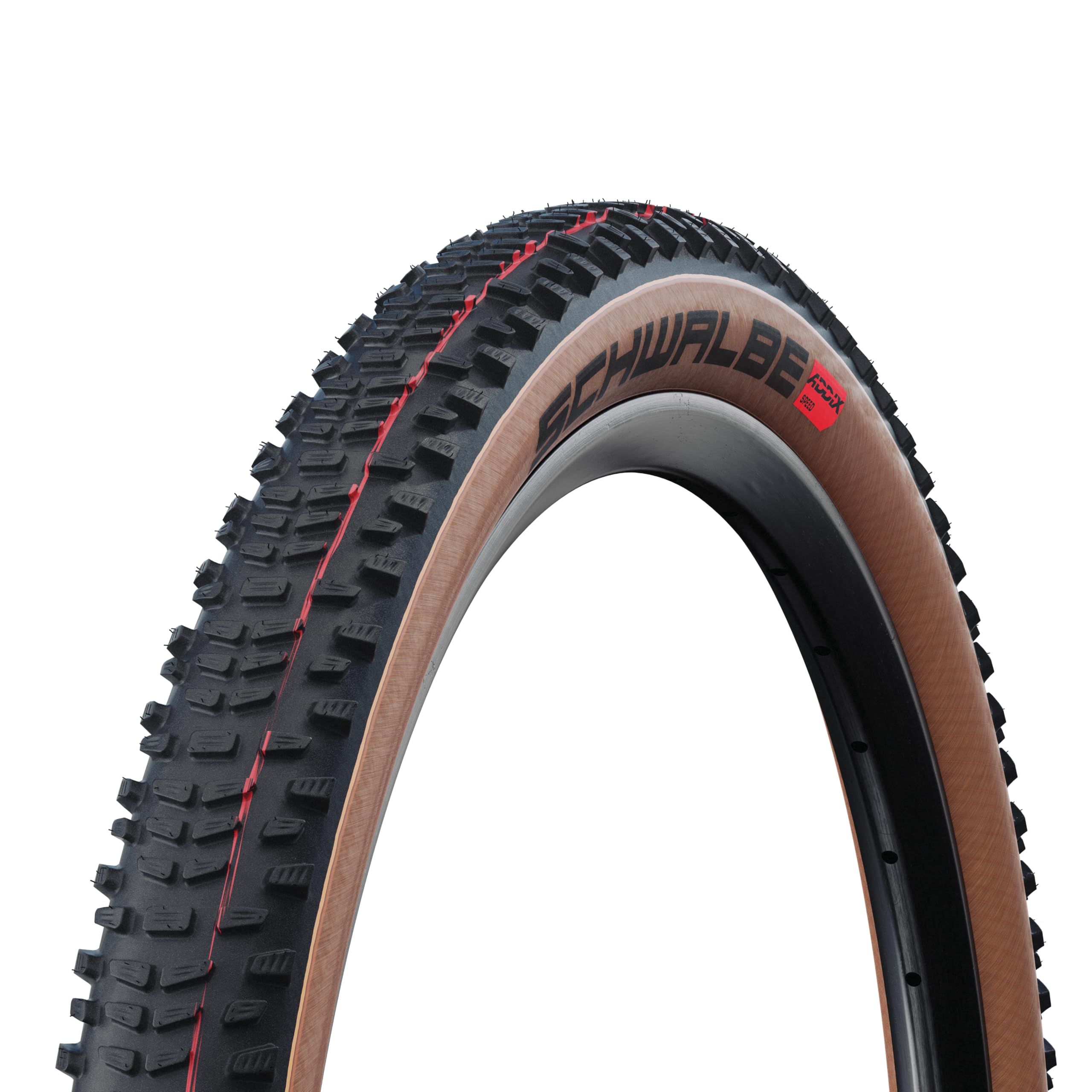 Schwalbe Fahrradreifen Racing Ralph – Cross Country Fahrradreifen – Hinterrad 26, 27.5 & 29 Zoll – TLE/TLR Reifen für Mountainbike, Marathon- und XC-Rennen Sport & Freizeit