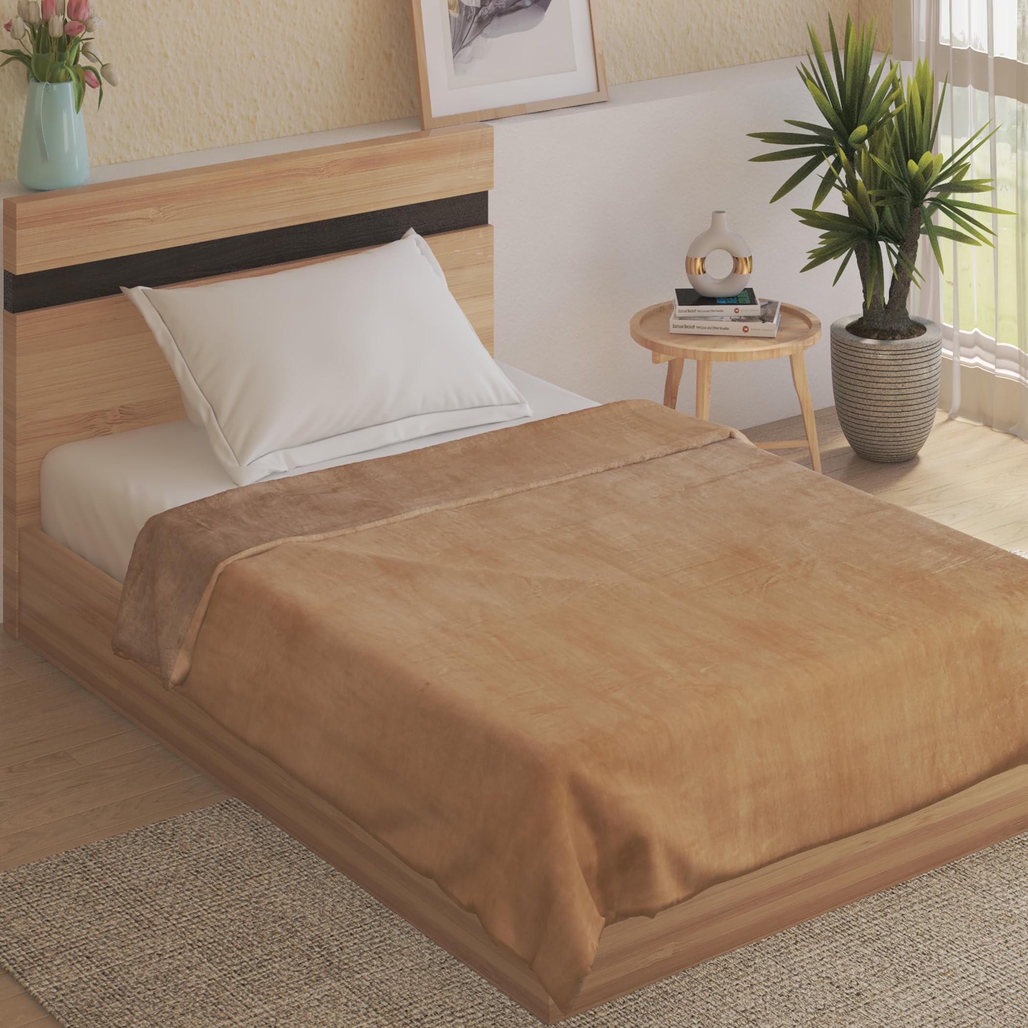 Home Centre Luxury Plush Flannel Single Blanket-image-31