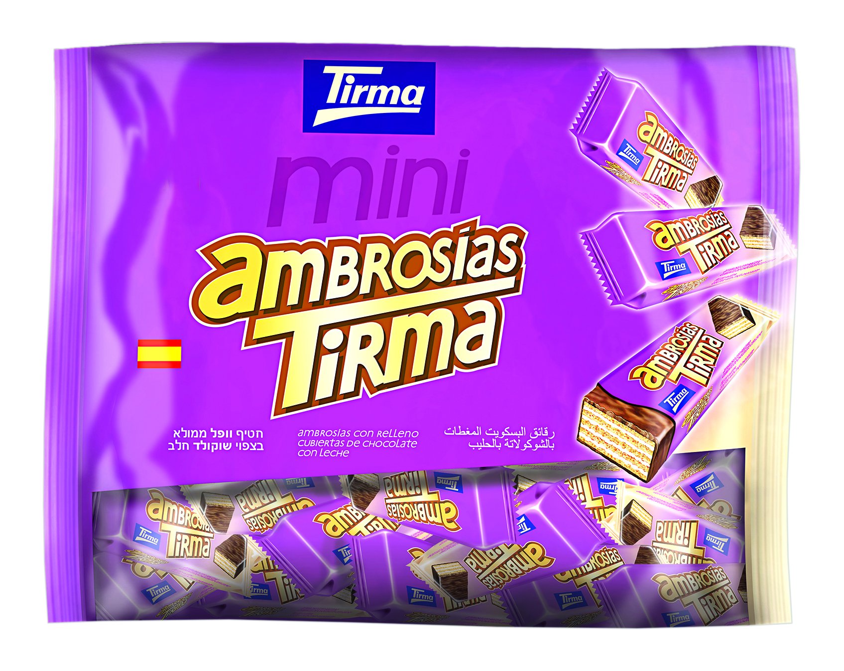 Mini-Milchschokolade Wafer (40 Einheiten X 13,5 g) 540 g