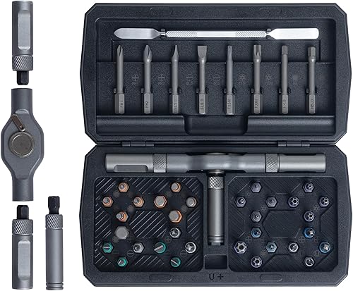 Miniatura 8 de 42 en 1 Destornillador magnético, juego de destornilladores, juego de destornilladores con trinquete de múltiples puntas con estuche de Trinquete