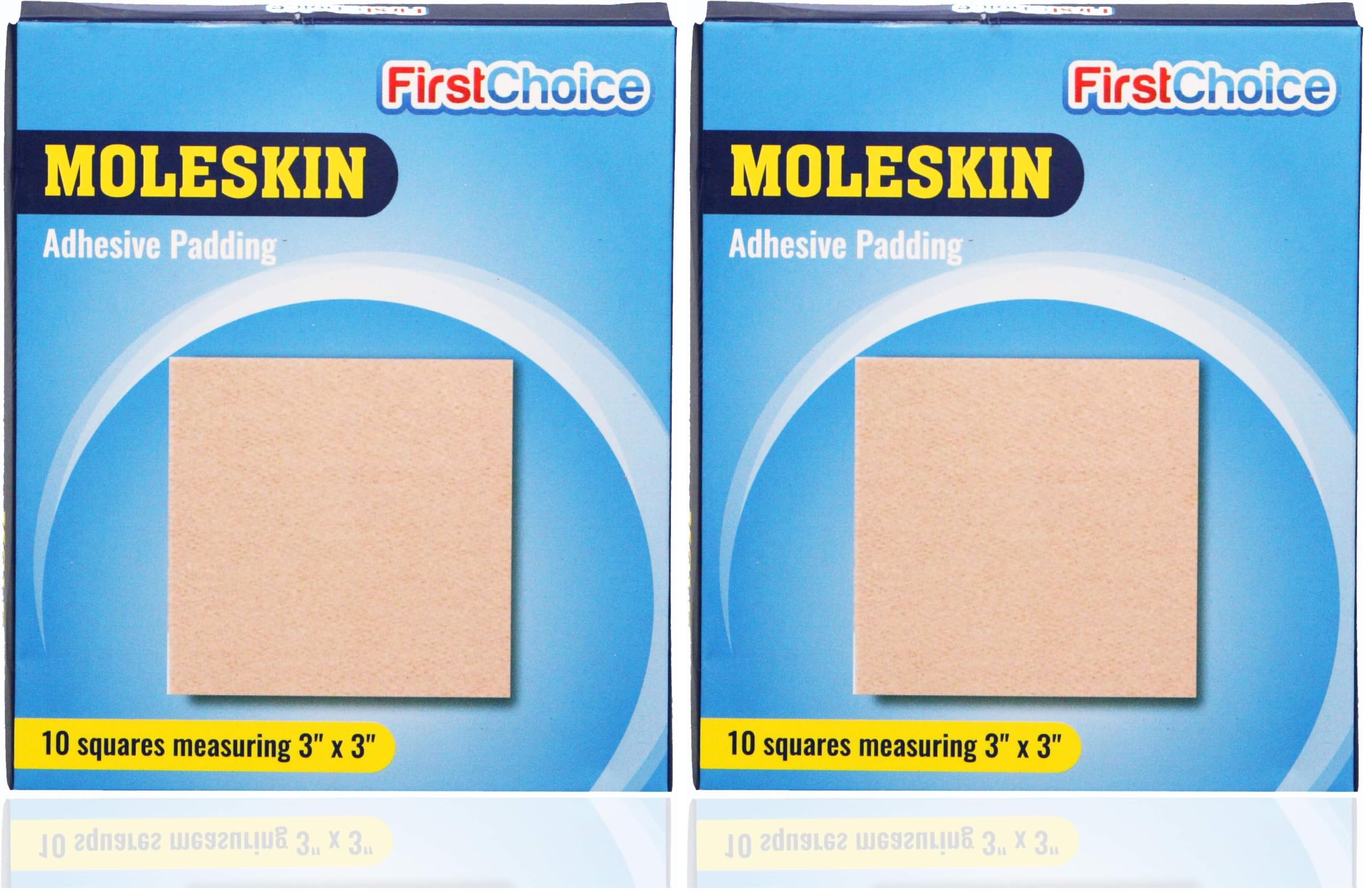 RadBizz Extra Durable Moleskin Patches - 3" x 3" 20 Pack