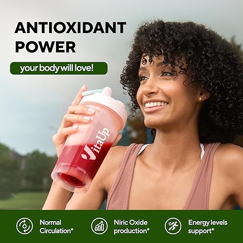 Miniatura 4 de Polvo de raíz de remolacha 8 en 1  Suplementos de remolacha fabricados en Estados Unidos con semillas de uva, espino y coq10  Polvo de remolacha