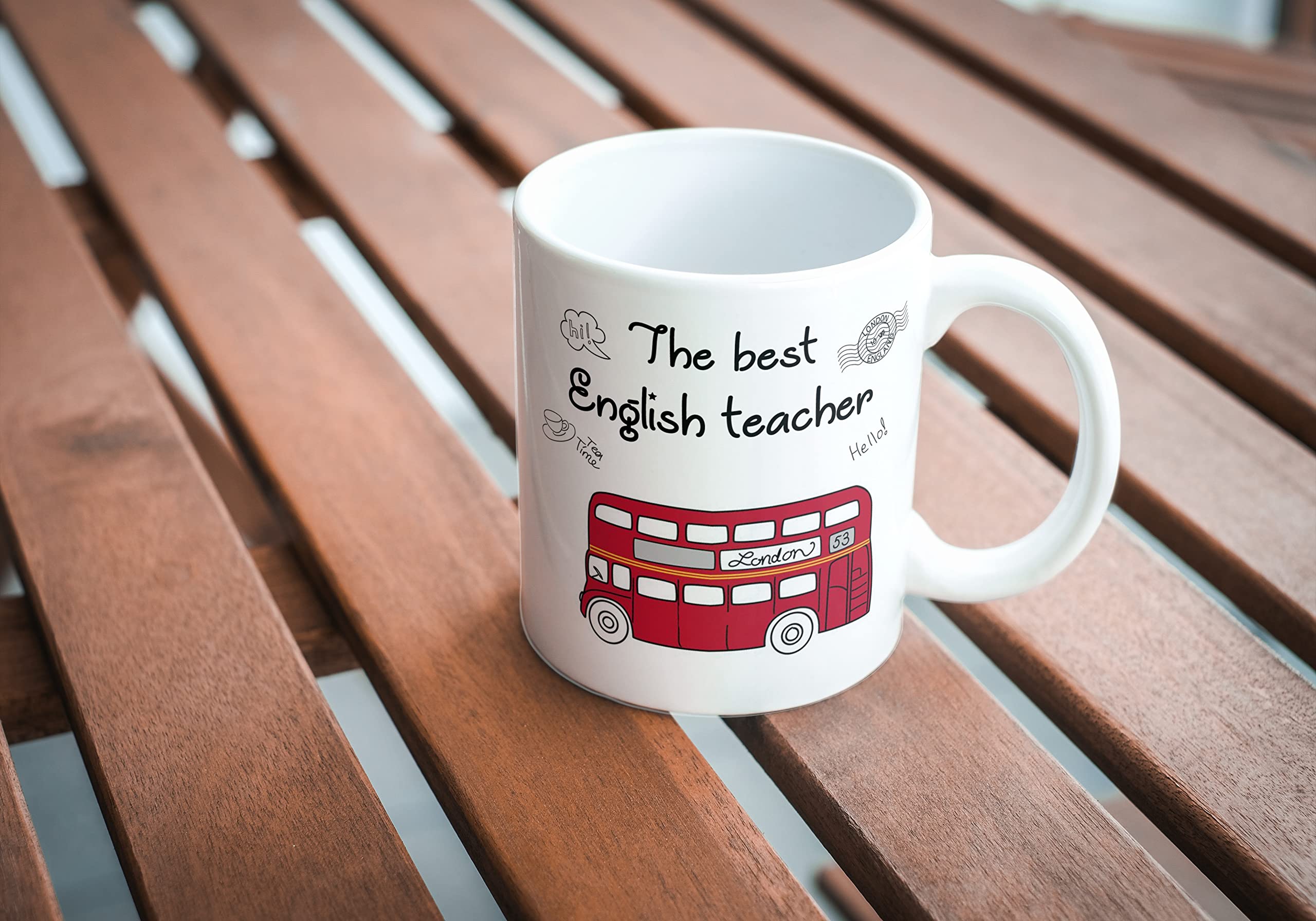 Mug Original Mug « PROFESORA MONDIAL » - Céramique 330ml (Cadeau Prof/ Enseignant) Cadeau Maitresse D'école Fin D'année Mug