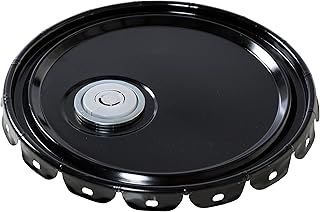 Vestil Un Rated Spout Top Steel Lid for 5 Gallon Pail Black
