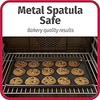 Vista 6 de GoodCook Everyday - Juego de 3 bandejas de acero al carbono antiadherentes para hornear, pequeñas de 13 x 9 pulgadas, medianas de 15 x 10 pulgadas