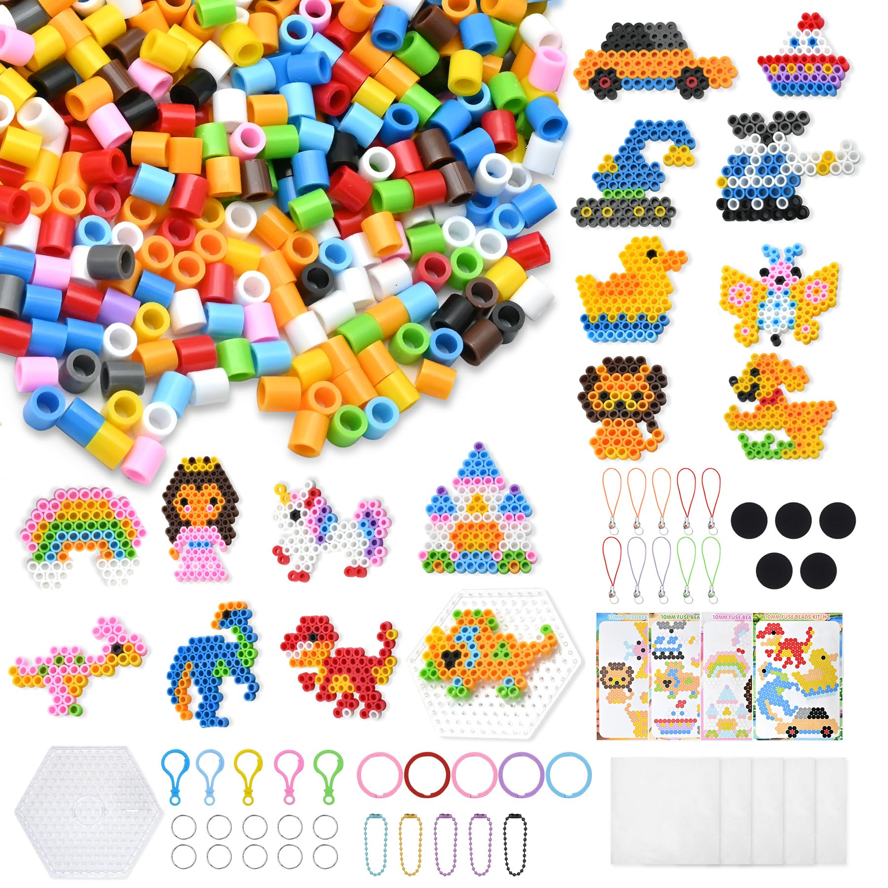 Set de perles à repasser 9000 el Modèles Trunk Patterns XXL BEAD-KIT-6