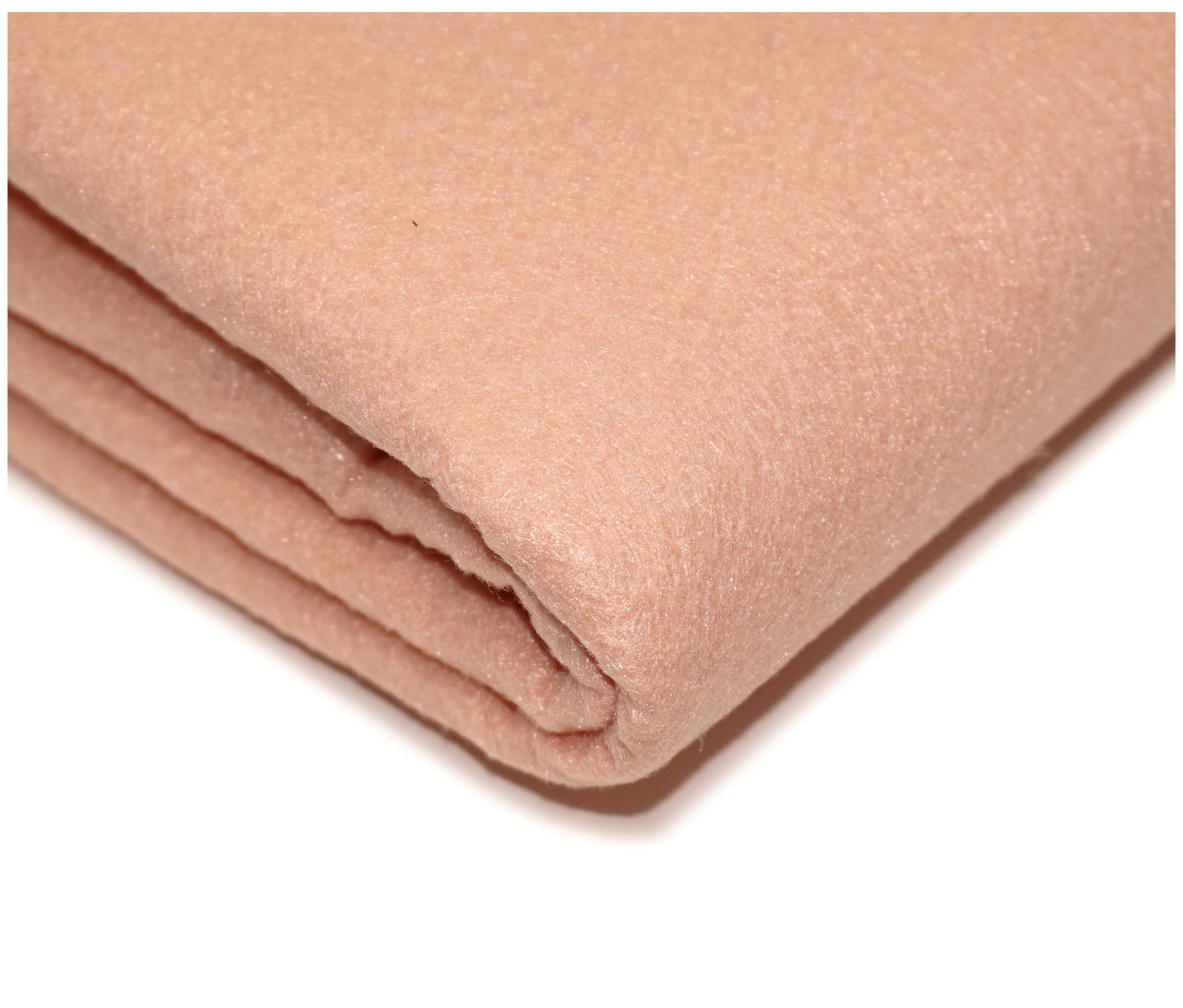 "Get Crafting" 100% Acrylic Felt Fabric Perfect for Arts & Crafts, Sewing Material - 150cm Wide, Available in 30 Vibrant Colours (Sold by The Metre, Peach)