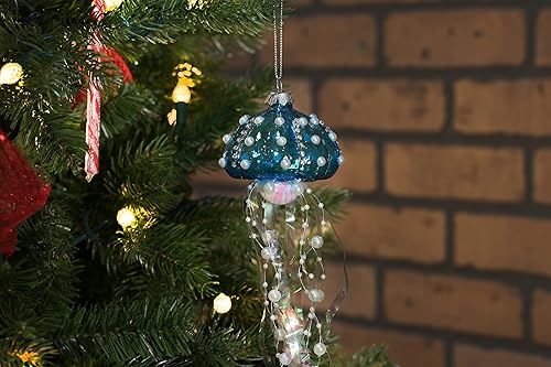 Miniatura 2 de Adorno de cristal de medusa Colección Animal