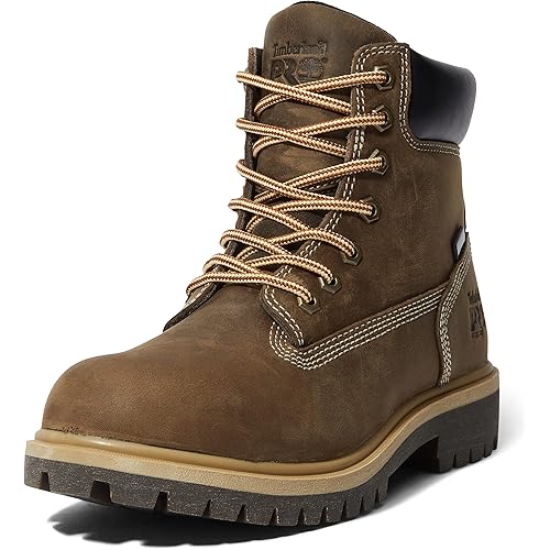 Timberland PRO Women's Direct Attach 6 Inch Steel Safety Toe Insulated Waterproof Industrial Work Boot
