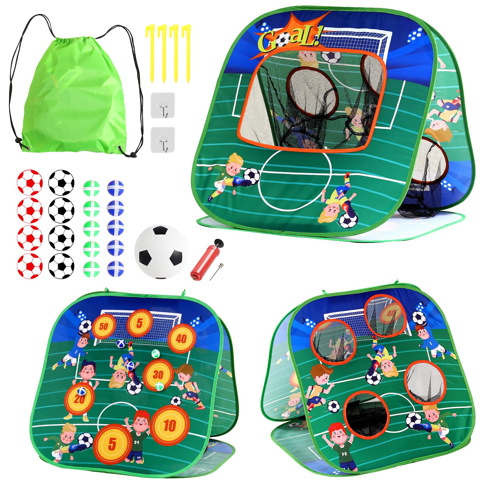 Bean Bag Toss Game Sets for Kids-3-in-1 Corn Hole Games for Kids,Kid Cornhole Game Set,Outside Backyard Outdoor Indoor Party Family Bean Bags Kid Tossing