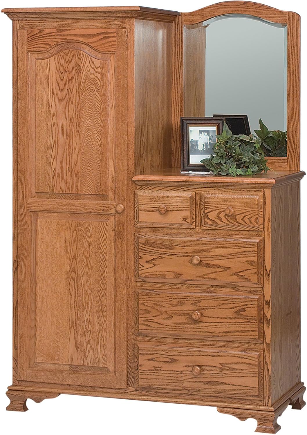 Amish Heirlooms Solid Cherry Heritage Single LDresser with