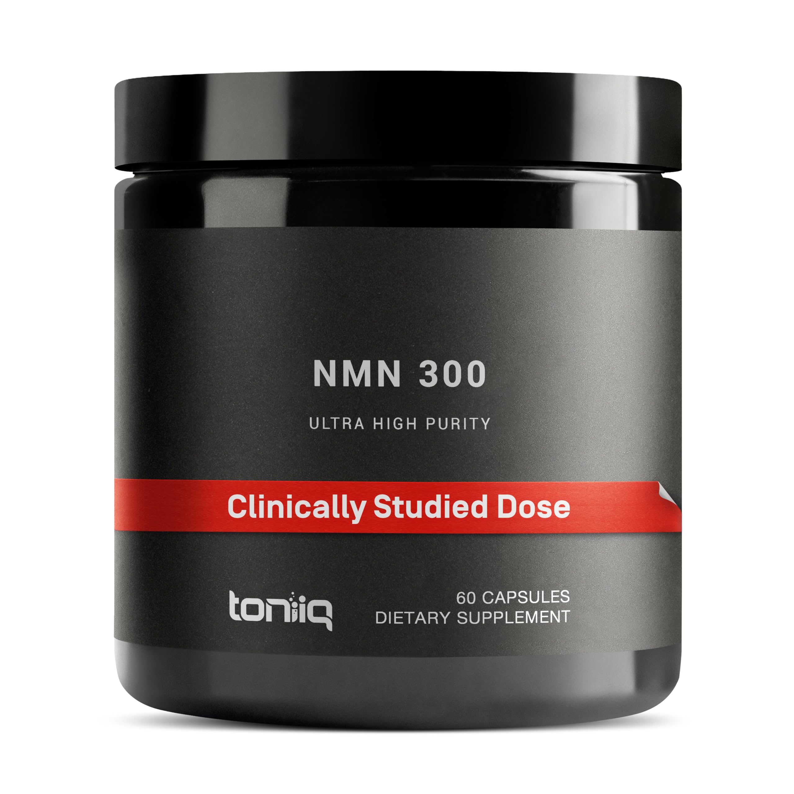 Toniiq Stabilized NMN Capsules – 300mg – 98% Highly Purified – for NAD+ 60 Count (Pack of 1) NMN 300mg
