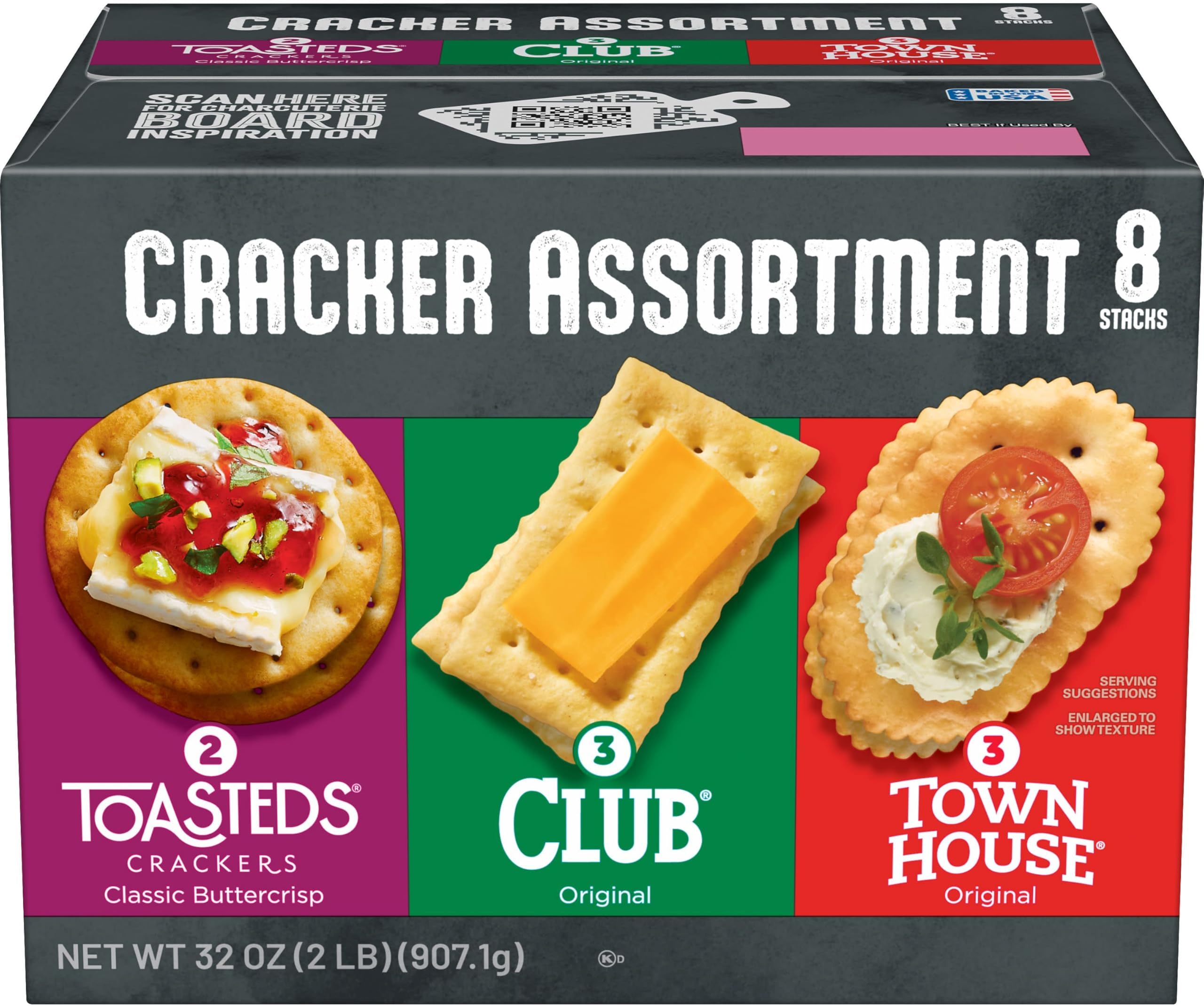 Crackers Variety Pack, 32 Ounce