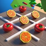 Match apples, cherries, grapes, and more in colorful puzzles.