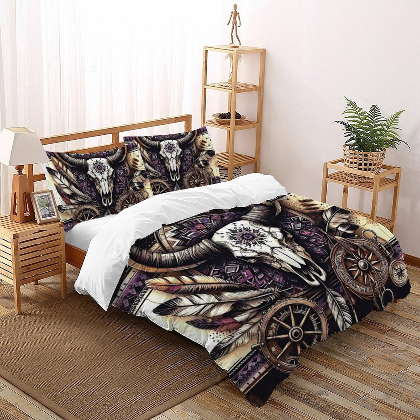 Ensemble housse de couette 3D enfants king avec fermeture éclair