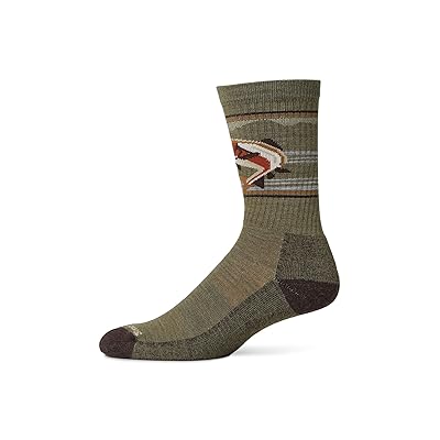 Smartwool Everyday Hookset Crew Socks Knee High Socks Shoes Winter Moss