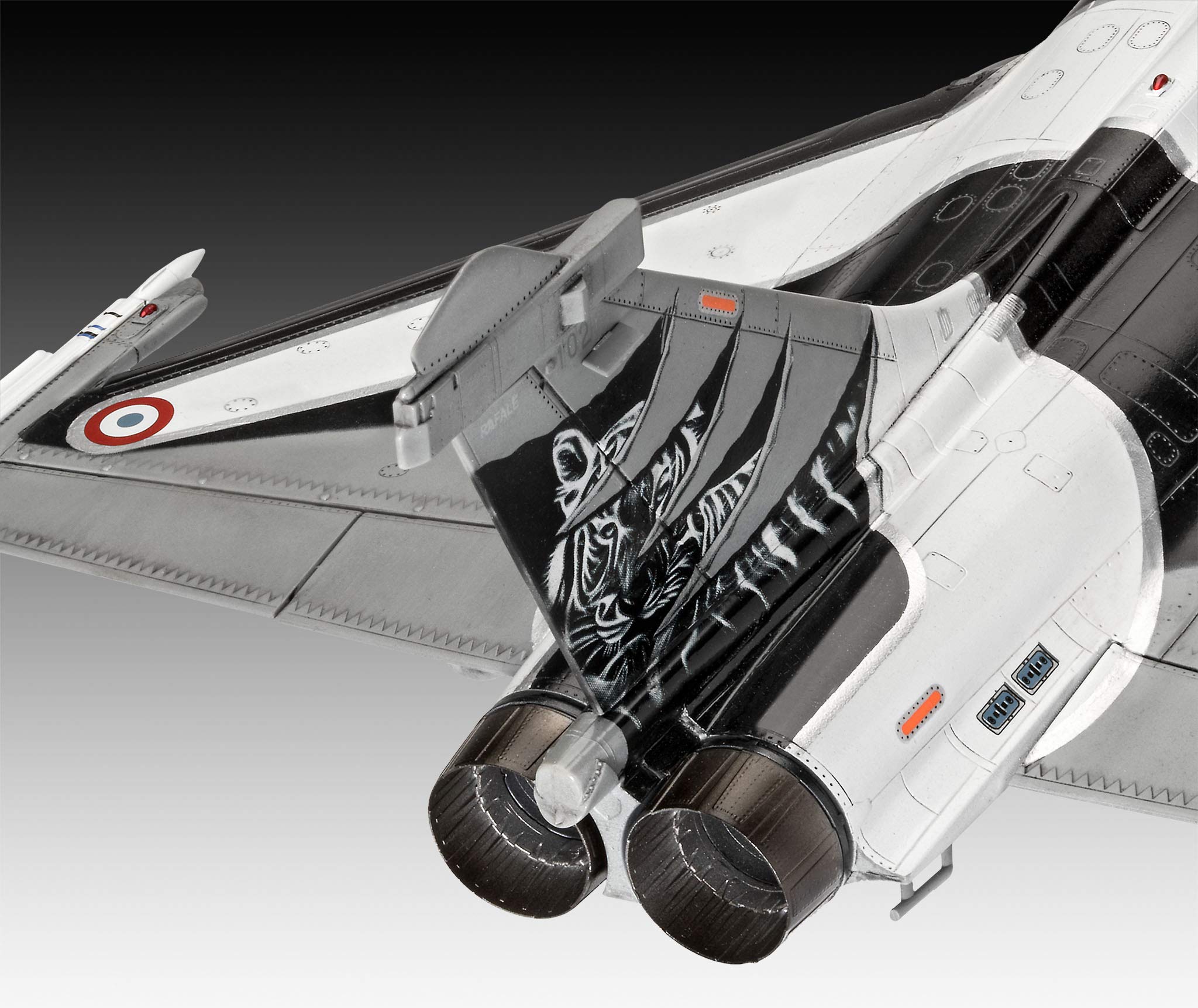 Revell RV03901 - Modellino Dassault Aviation Rafale C, aereo in scala 1:48, livello 4, riproduzione fedele all'originale con molti dettagli, 3901