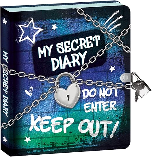 Peaceable Kingdom Lock & Key Diary - My Secret Diary