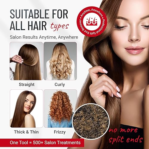 Miniatura 8 de Split Ender Pro 2 - Removedor automático de extremos divididos recortadora de reparación de cabello para puntas abiertas rotas encrespadas secas