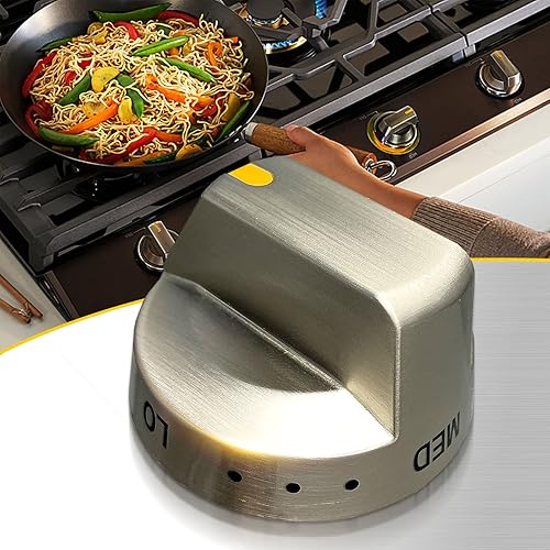 Miniatura 7 de MCAMPAS Paquete de 5 pomos de control de quemador de gas compatibles con horno de estufa Samsung DG64-00473A, DG64-00473B, DG64-00347B, DG64-00347A,