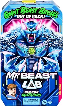 MRBEAST LAB MEGA-TECH Mutator Panthar, Poseable Action Figures