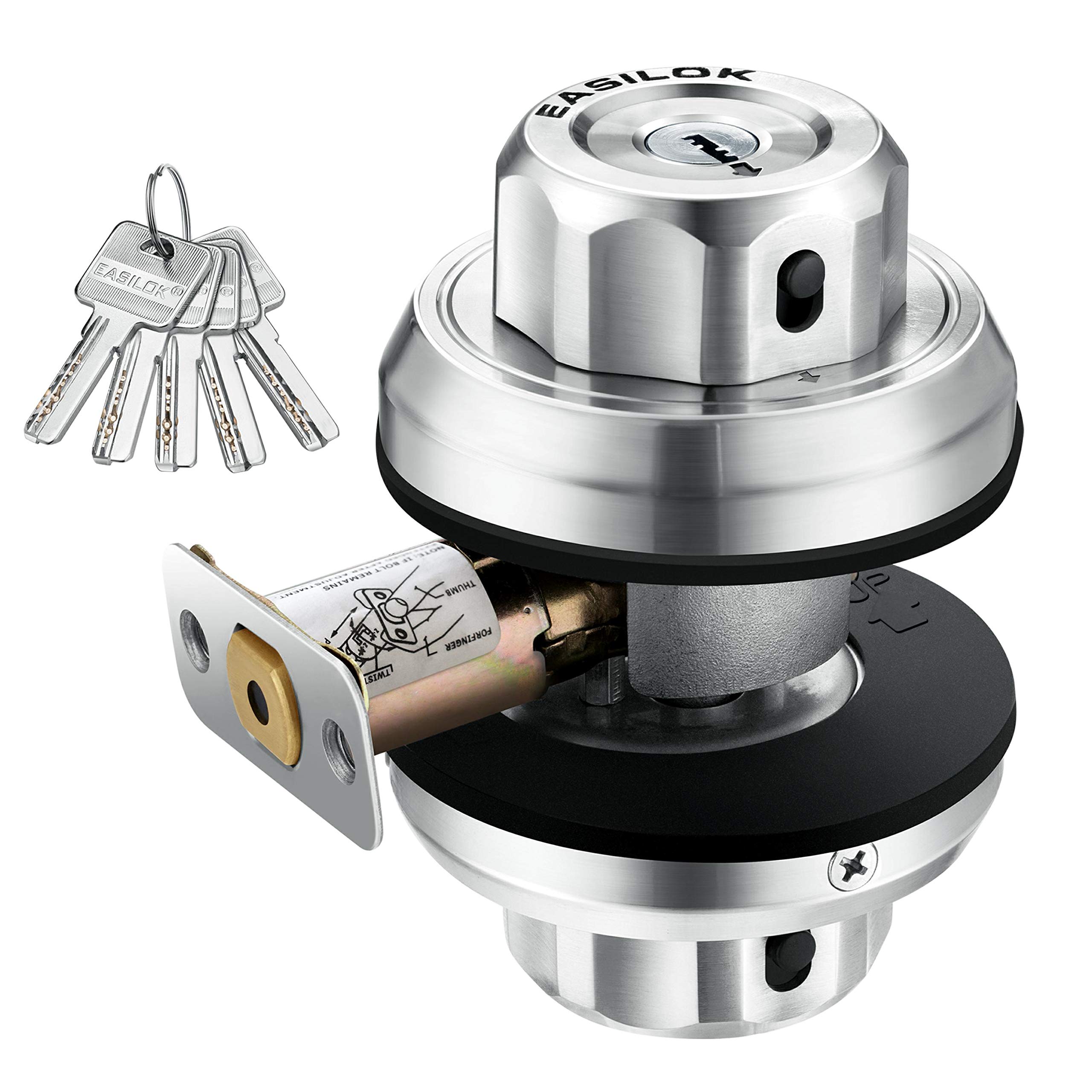 Buy EASILOK Twist to Lock deadbolt Lock keyless with AntiMislock