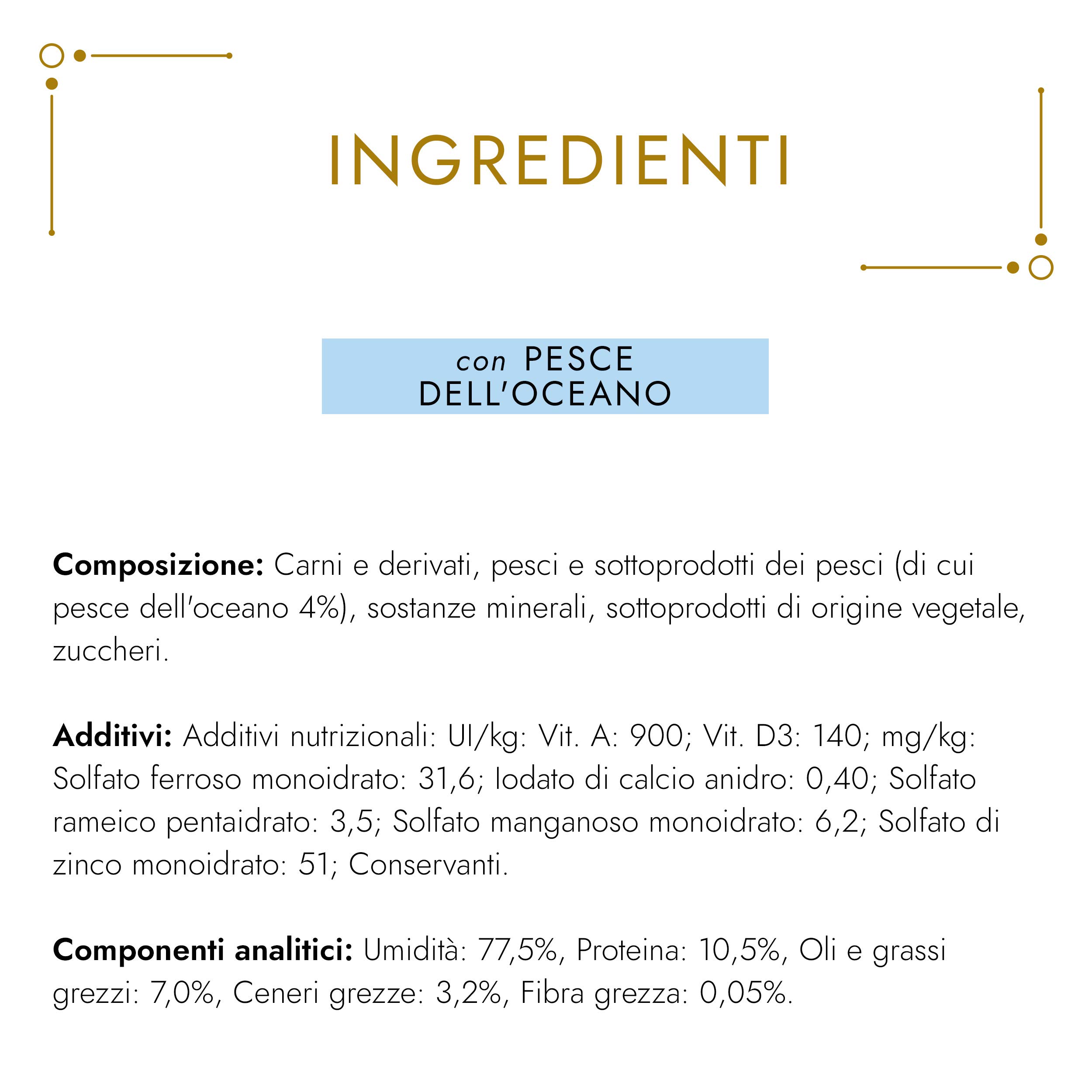 Gourmet Purina Gold Nourriture Humide Mousse pour Chat au Poisson de l'océan – 24 boîtes de 85 g chacune (Pack de 24 x 85 g)