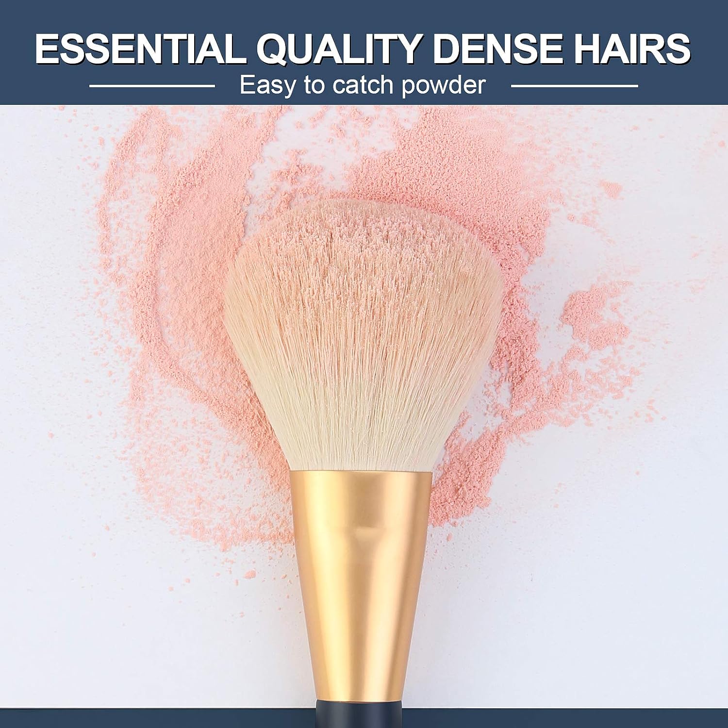 MAANGE Makeup Brushes 12 Pcs Professional Synthetic Makeup Brush Set With Holder Foundation Contour Powder Concealer Eye Shadow Make Up Brush : Beauty & Personal Care