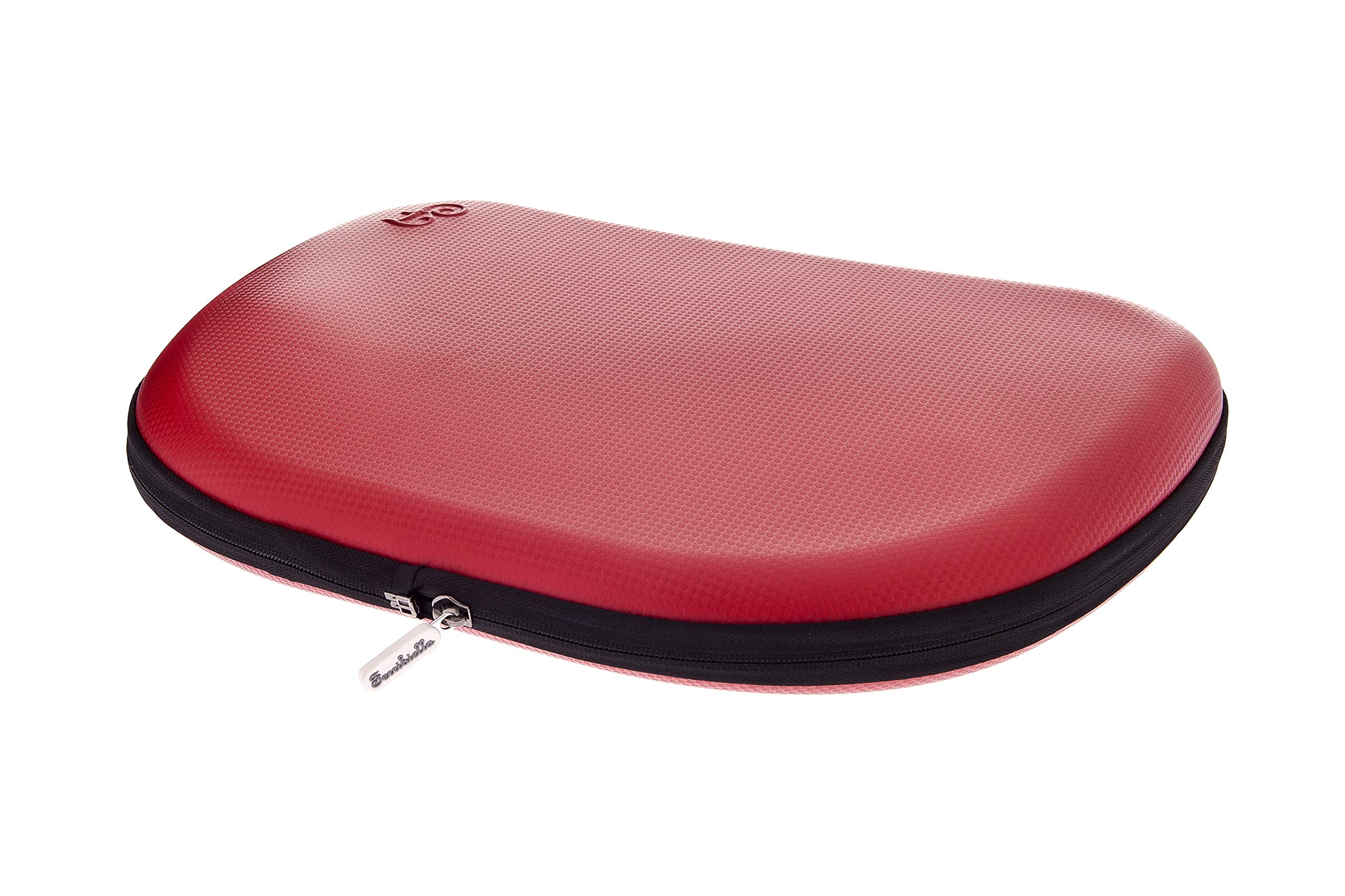 Ferribiella Eva Easy Transportbox für Hunde und Katzen, Blau und Rot, Reisetasche für Hunde und Katzen, Transporttasche für Haustiere, 43 x 31 x 28 cm (Rot)