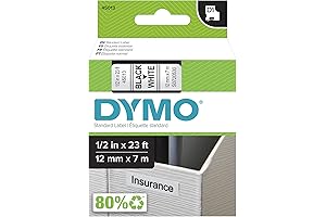 Refill Your Label Maker with Dymo 45013 Label Tape and 45010 LetraTag Refills