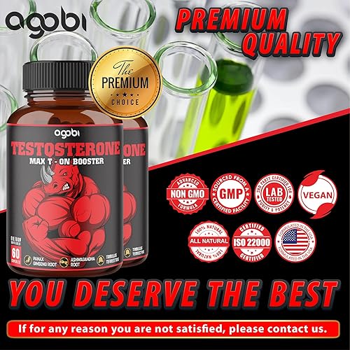 Vista 6 de 2 paquetes de 60 cápsulas – 11 hierbas combinadas con ginseng, ashwagandha, tribulus y más.