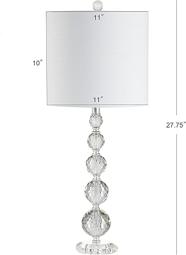 Miniatura 3 de JONATHAN Y JYL5002A-SET2 Nala - Lámpara de mesa LED de cristal de 28.5 pulgadas, lámpara de mesita de noche para dormitorio, sala de estar, oficina,