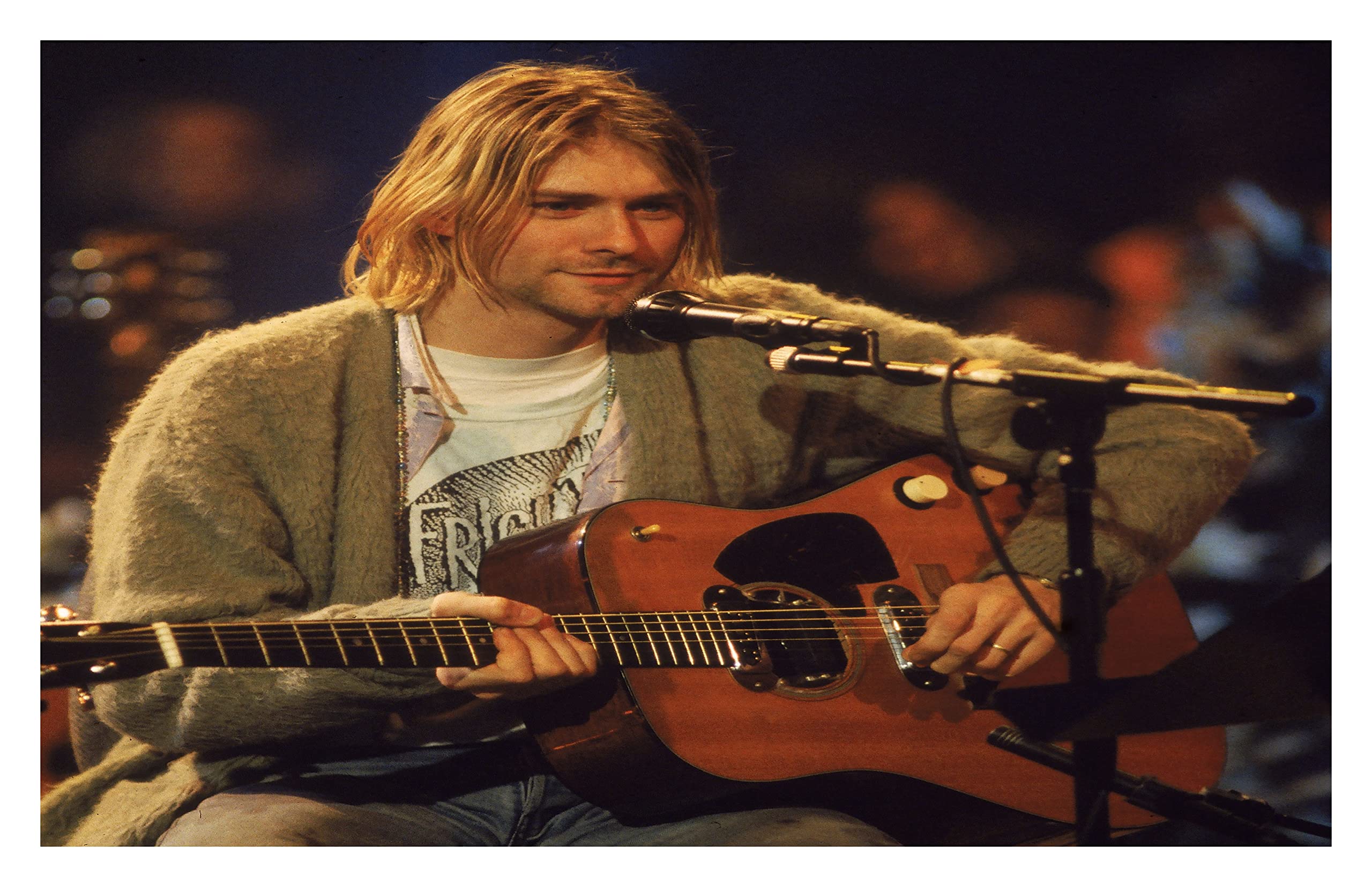BALDAU PRINTS Nirvana Kurt Cobain Wall Poster For Room (Gloss Laminated, 12X18 Inch, 300 GSM) D25