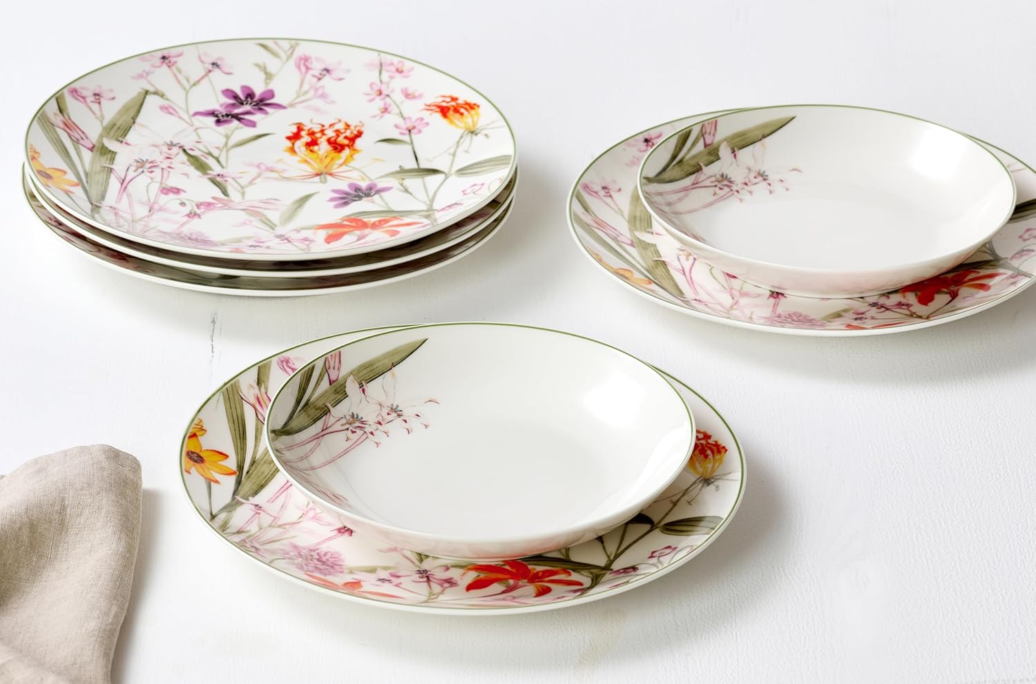 Ritzenhoff & Breker Flora 12-Piece Porcelain Dinner Set
