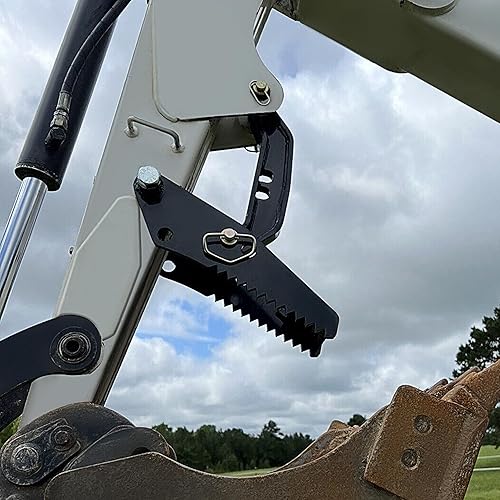 Miniatura 5 de ECOTRIC Accesorio universal para excavadora de pulgar para retroexcavadora de 3.25 pulgadas de ancho compatible con tractor Kubota Woods Mahindra
