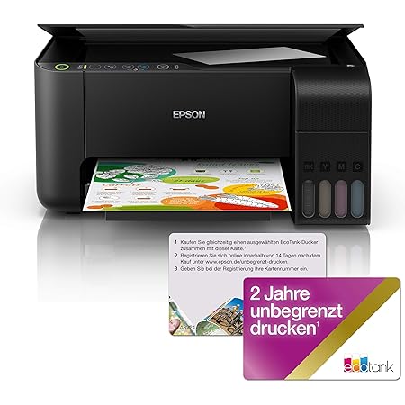 Epson Ecotank Et 2710 Nachfullbares 3 In 1 Tintenstrahl Amazon De Computer Zubehor