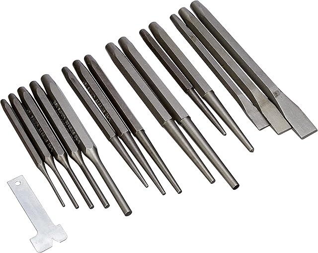NEILSEN TOOLS CT0703 16 Piece Punch and Chisel Set