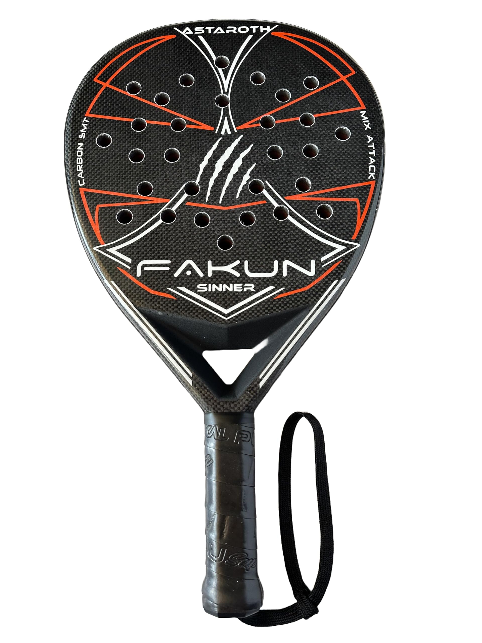 FAKUN Pala de Padel ASTAROTH ROJA-Blanca