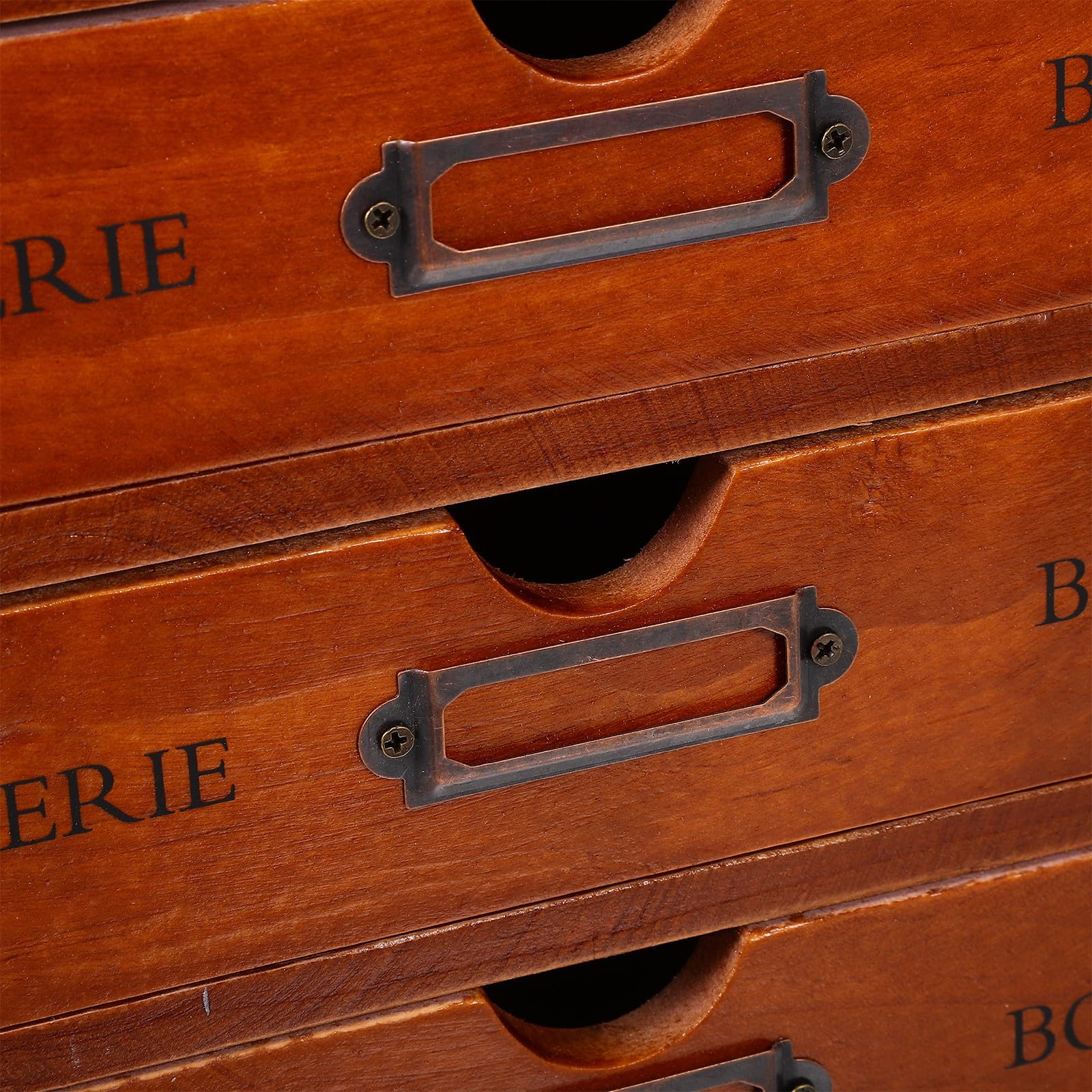 ULTECHNOVO Schreibtisch Organizer mit Vier Schubladen Mehrlagig und Stabil Einfache Form für Ordentlichen Desktop und Vielseitige Aufbewahrung