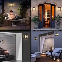 2 db Napelemes Kültéri Fali Lámpa Mozgásérzékelővel - IP65 Vízálló, 3 Üzemmód, 300 Lumen, Meleg Fehér Fény, Retro Stílusú Kerti Világítás 5