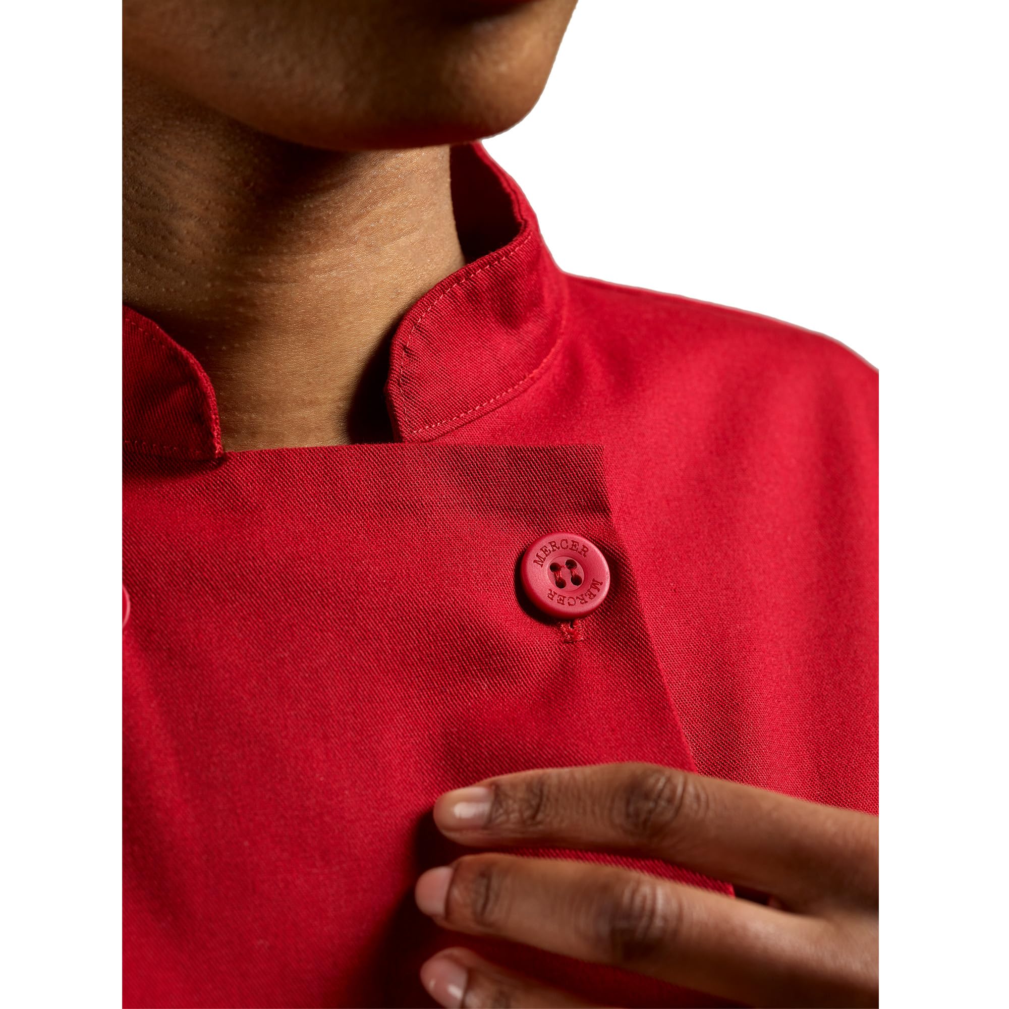 Mercer Culinary Millennia Damen Kochjacke mit traditionellem Knopf
