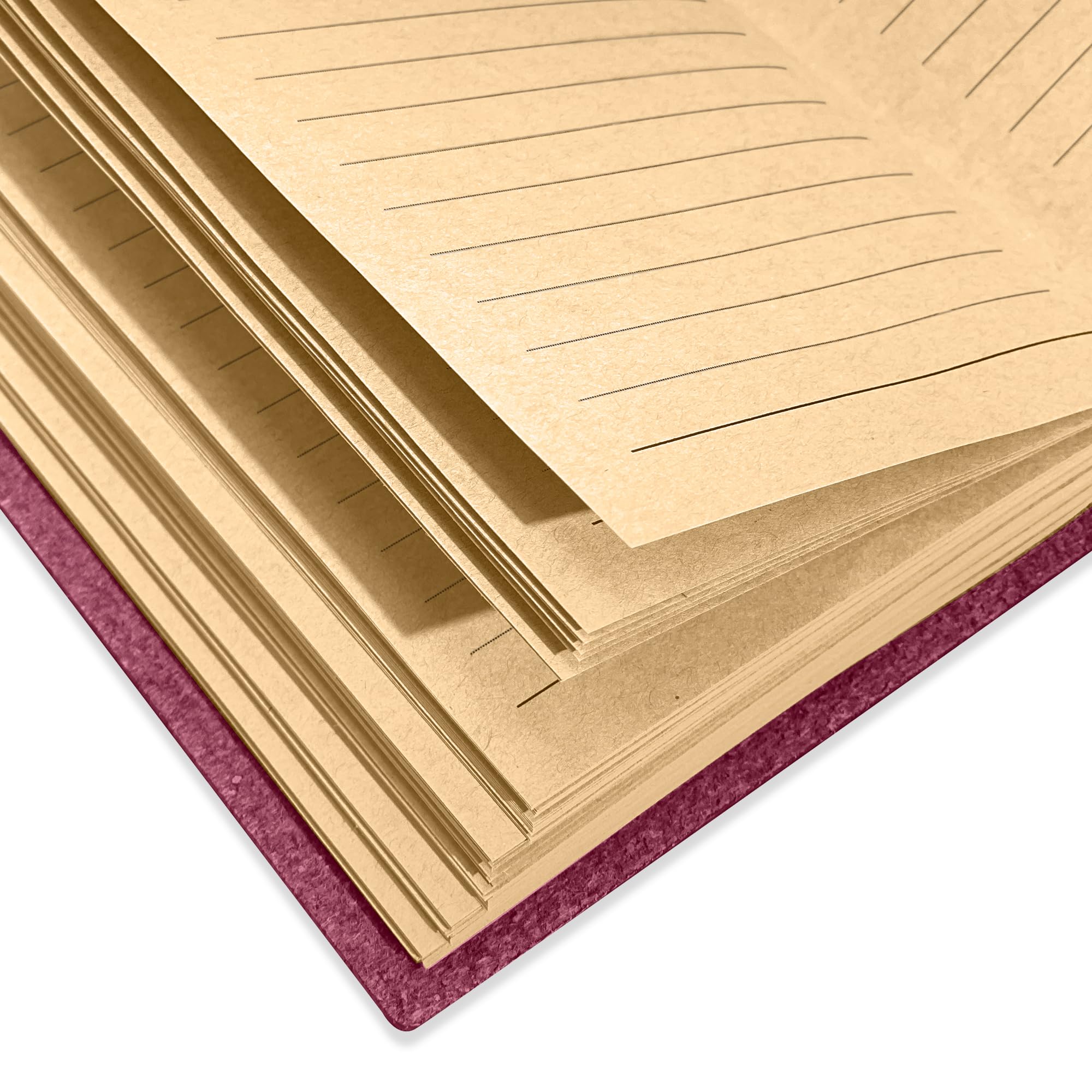 Cleather Diario de piel auténtica de 5 x 7 pulgadas con llave, 200 páginas de líneas, diario encuadernado en cuero hecho a mano para diario de viaje (rojo burdeos)