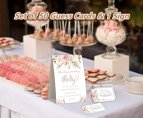 Miniatura 4 de Juego bohemio para baby shower, baby shower con texto en inglés "How Big Is Mommy's Belly Baby Show", decoraciones de baby shower, género neutro,