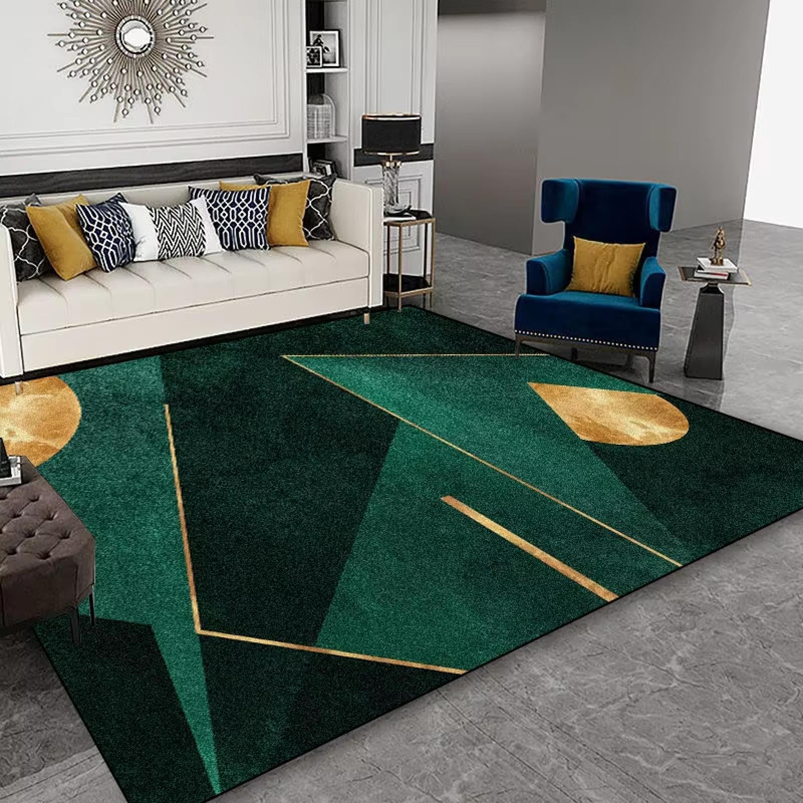 Alfombras nórdicas geométricas JGGXHM para salón moderno y dormitorio amplio de 140x200cm